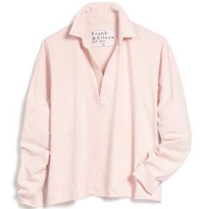 Frank & Eileen Patrick Popover Shirt - Women’s Long-Sleeve Pale Pink Polo